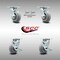 Service Caster 5 Inch SS Thermoplastic Caster Set with Roller Bearing 2 Swivel Lock 2 Brake SCC SCC-SS30S520-TPRRD-BSL-2-TLB-2 - alternate 2